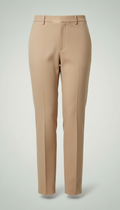 Tailored crepe trousers with pintuck detail